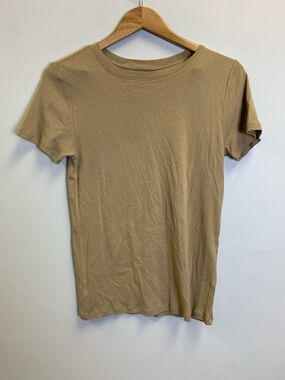 LOFT Beige Short Sleeve Tee